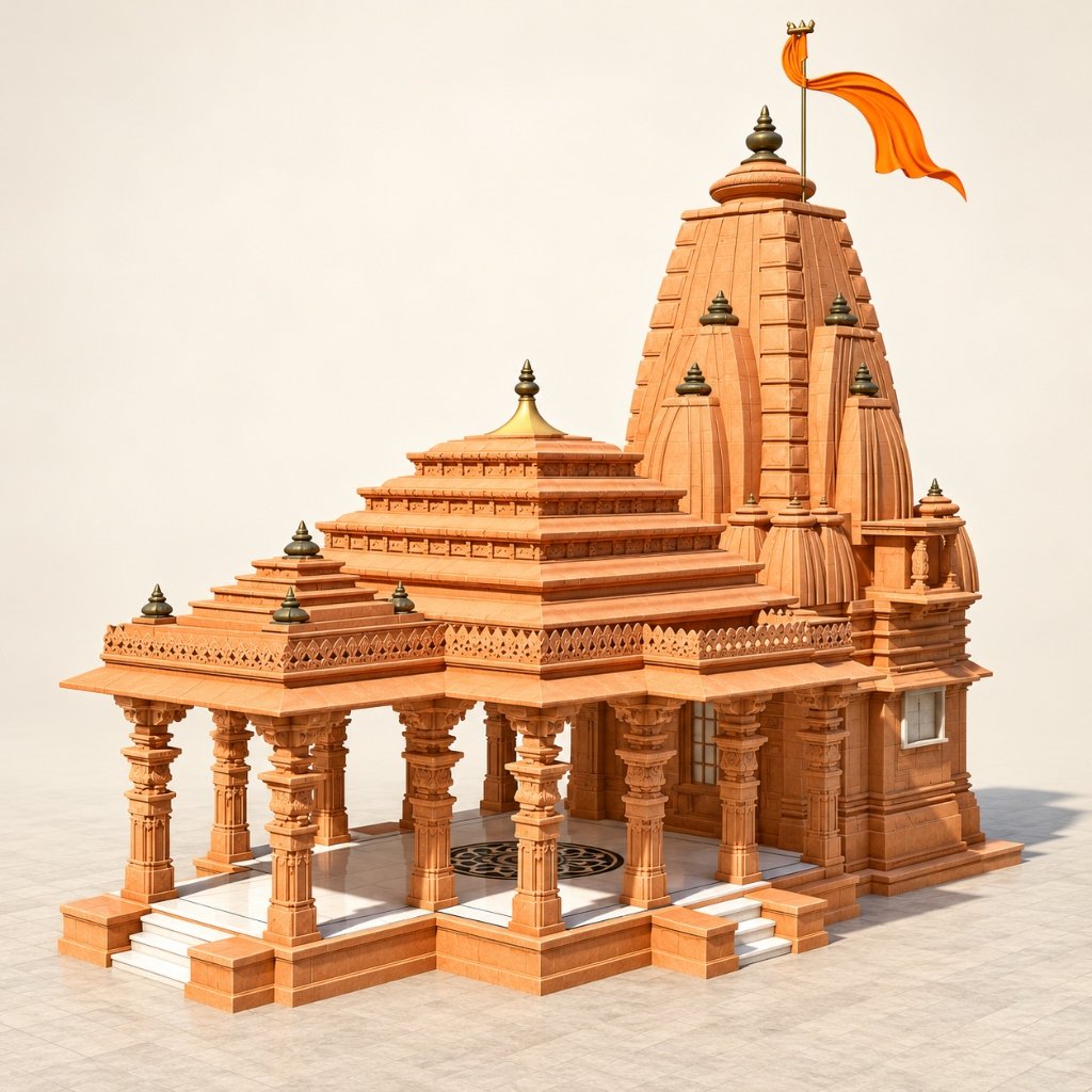 Vishwanath Baleshwar Gurudham Trust Sacred Temple Model